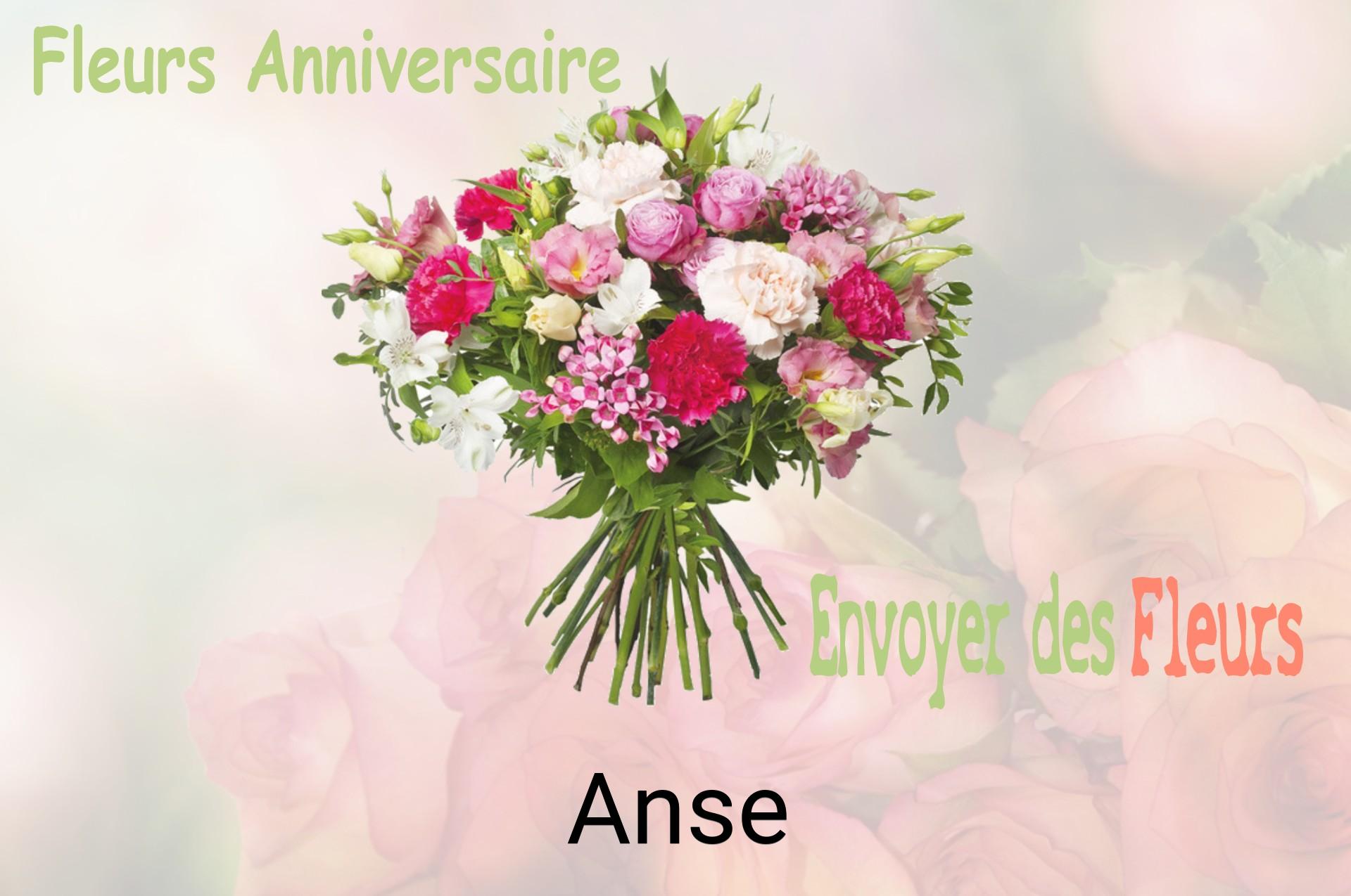 Bouquet de fleurs d’anniversaire livré à Anse